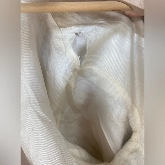 ZARA Linen Crossover‎ Blazer Light Camel |3420/710/743/s - Picture 11 of 14